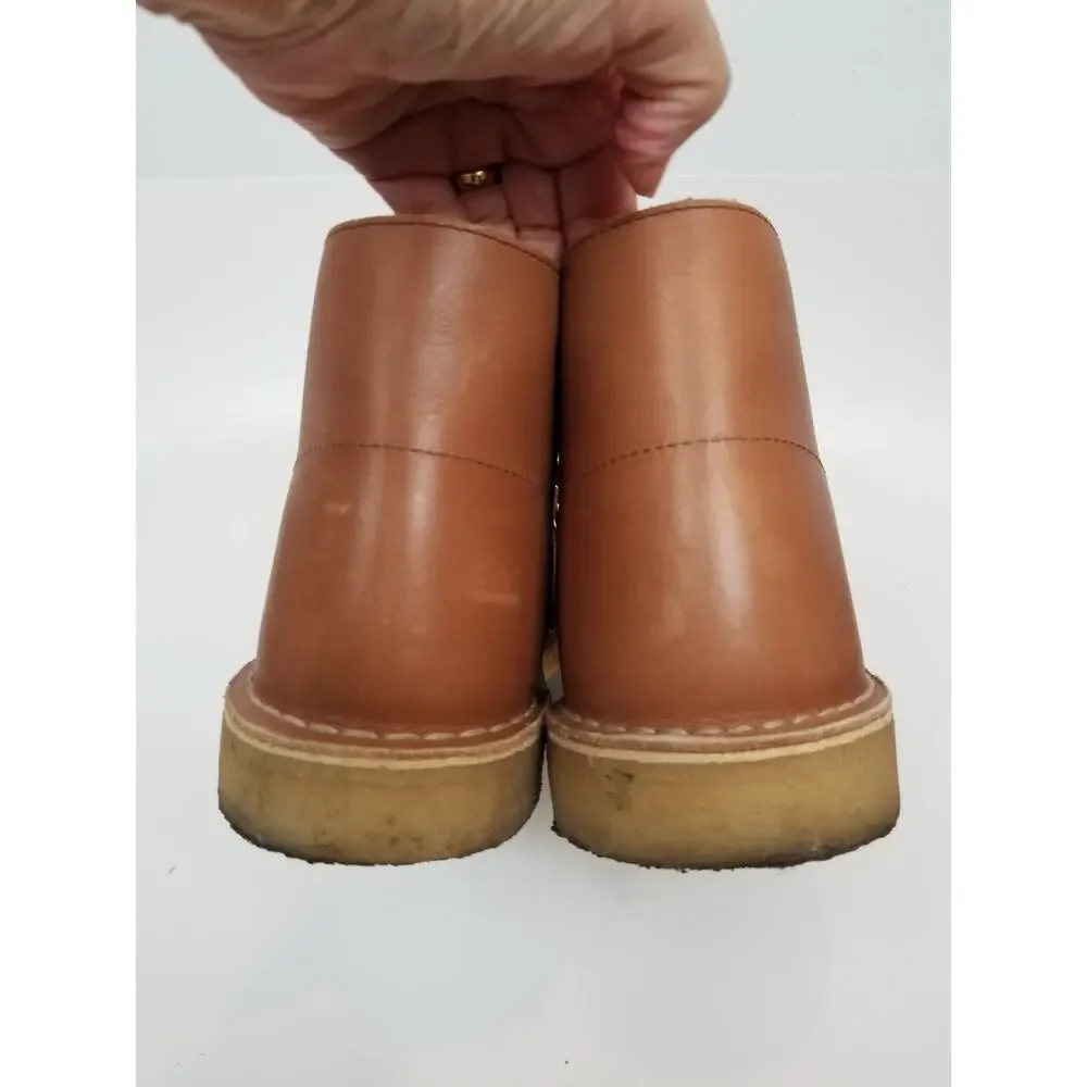 Clarks Originals Desert Boots Tan Leather Lace Up Men's Size 10